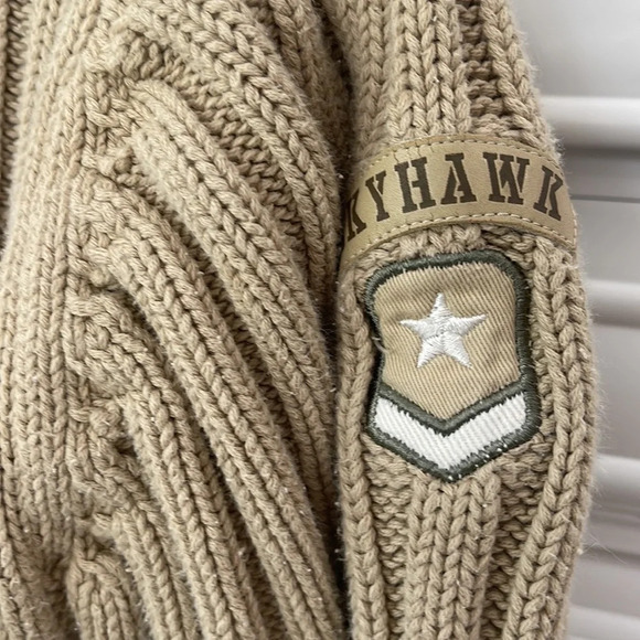Sky Hawk ribbed boys big kids sweater size L (24-16) tan - Picture 3 of 12